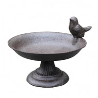 Cast Metal Bird Feeder Outdoor Pedestal Bird Feeder Heavy Duty for Yard
