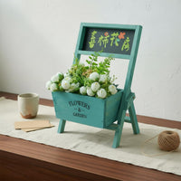 Chalkboard Planter Box Sturdy Tabletop Display Planter Easy to Arrange for Table