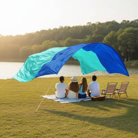 Beach Canopy Tent Curved Tunnel Canopy Tent Slim Poles for Sand