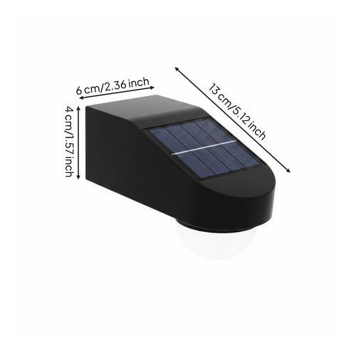 Solar-Powered Wall Light Energy Saving Solar-Powered Wall Lamp Water Resistant