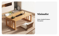 Foldable Leg Table Japanese Design Foldable Bed Tray Multi-Purpose Space-Saving for Remote Workers, Bay Bay Area, Home Office