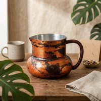 Copper Sharing Cup Long-Lasting Tin-Lined Copper Cup Hand-Hammered