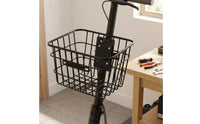 Metal Wire Scooter Storage Basket Easy to Install Scooter Basket with Bracket Long-Lasting Spacious for Daily Commute