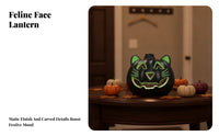 Freestanding Halloween Pumpkin Lantern