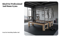 Pilates Luxury Table Maple Wood Frame Luxury Overhead Rig Training Table Grade Pilates Ladder Barrel for Core Training