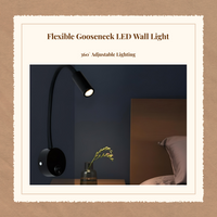 Adjustable Gooseneck Wall Sconce