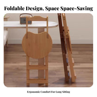 Folding Bar Chair with Backrest Strong Bearing Capacity for Kitchen, Homeowners