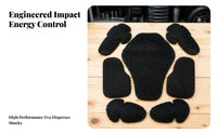 7 Pieces Lightweight Back Protector