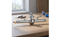 2 Pieces SCX24 Axle Pair Precision Fit Axle Assembly with Long-Lasting