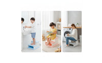 Two-Tier Step Stool Non-Slip Children's Step Stool Sturdy for Young Children, Children, Washroom, Toilet Training, Kitchen