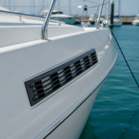 Marine Ventilation Grille Corrosion-Resistant Marine Grille Vent Boat Louvered Vent Easy to Install Low-Profile