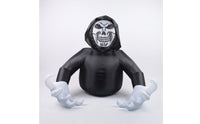 Halloween Inflatable Grim Reaper Scary Grim Reaper with Skull Face Spooky Hooded for Lawn, Porch