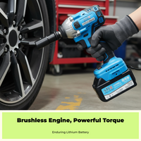 21V brushless cordless torque wrench