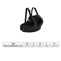 Fencing Chest Protector Breathable Fencing Breastplate Guarding with Shoulder Straps for Fencers