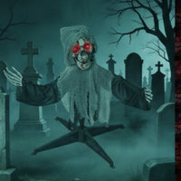 Skeleton Specter Motion-Activated Specter with Stand Battery-Powered