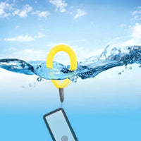 Cylindrical Wrist Lanyard with Buoyant Body High-Visibility Floating Wrist Lanyard Bright Visible for Boaters, Divers, Swimmers, Water Sports, Boating, Outdoor Activities, Diving