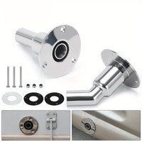 Flange Vent Exhaust Pipe for Marine Parking Heater Steam Smoke Exhaust Pipe Stainless Steel Accessory