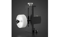 Adjustable LP Cleaning Bracket with Star Knob Simple Vinyl Album Cleaning Stand Easy to Use LP Album Bracket Anodized Silver for Home Studios