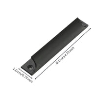 Glass Panel Screen Pull Handle, Aluminum Alloy, Easy Installation, Sliding Door, Drawer, Cabinet, Rust-Resistant, Universal Fit, Matte Black