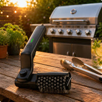 Electric Barbecue Grill Cleaning Brush Handheld Rechargeable BBQ Brush