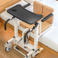 Lifting Nursing Chair Removable Tray Mobility Aid Foldable Footrest for Hospital