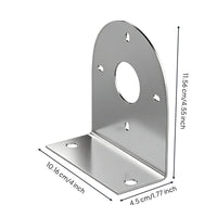 2 Pieces Right-Angles Light Bracket Truck Bracket Easy Install Stainless Steel LED Mount for Road Use