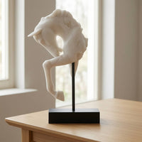 Horse Sculpture Sculptural Horse Statue Artistic Figurine for Homeowners, Art Collectors