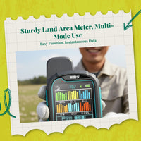 Land Area Measuring Instrument, High Accuracy Handheld Global Positioning Survey Equipment, Multifunctional Measurement, Instant Navigation, Large LCD Screen