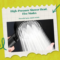 High Pressure Handheld Rain Shower Head, Multi-Function