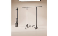 Foldable Clothes Drying Rack Telescopic Folding Drying Rack Expandable Stable for Balcony