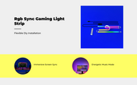 Screen sync RGB strip, USB powered.
