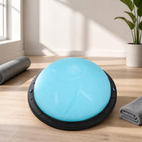 Half-Dome Balance Ball Inflated Balance Dome with Base Half Exercise Ball for Pilates