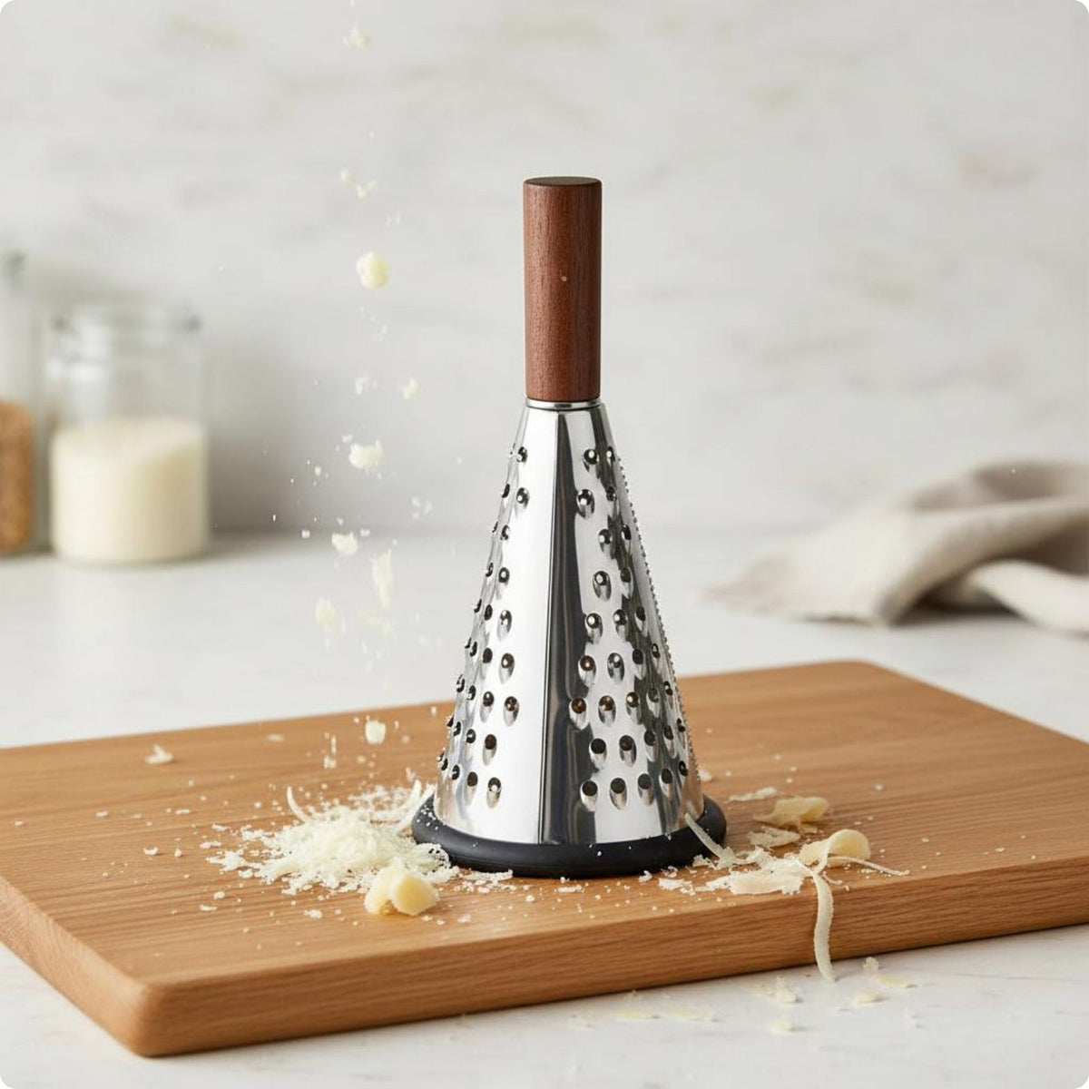 Cylindrical Grater Easy to Use Round Cheese Shredder Professional Grade Food Shredder for Cooking