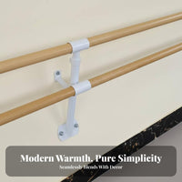 Wall-Mounted Dance Barre Smooth Unblemished Surface Wall Mounted Dance Bar Stable Home Studio Dance Practice Bar for Beginners, Practice Room