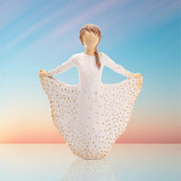New Skirt Girl European Style Ornament Romantic Christmas Birthday Gift Living Room Decoration Resin Craft