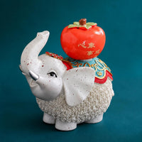 Tea Pet Elephant Small Size Home Decor Textured Finish for Desk