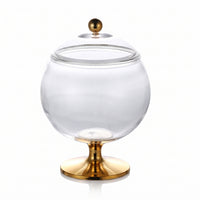 Acrylic Storage Jar Unbreakable Bamboo Lid Canister Stackable for Kitchen