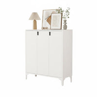 Entryway Shoe Storage Cabinet with 5-tier Adjustable Shelves Metal Shoe Organizer Large Capacity Slim Shoe Cabinet Ventilated Lockable Design Suitable for Home Hallway Mudroom
