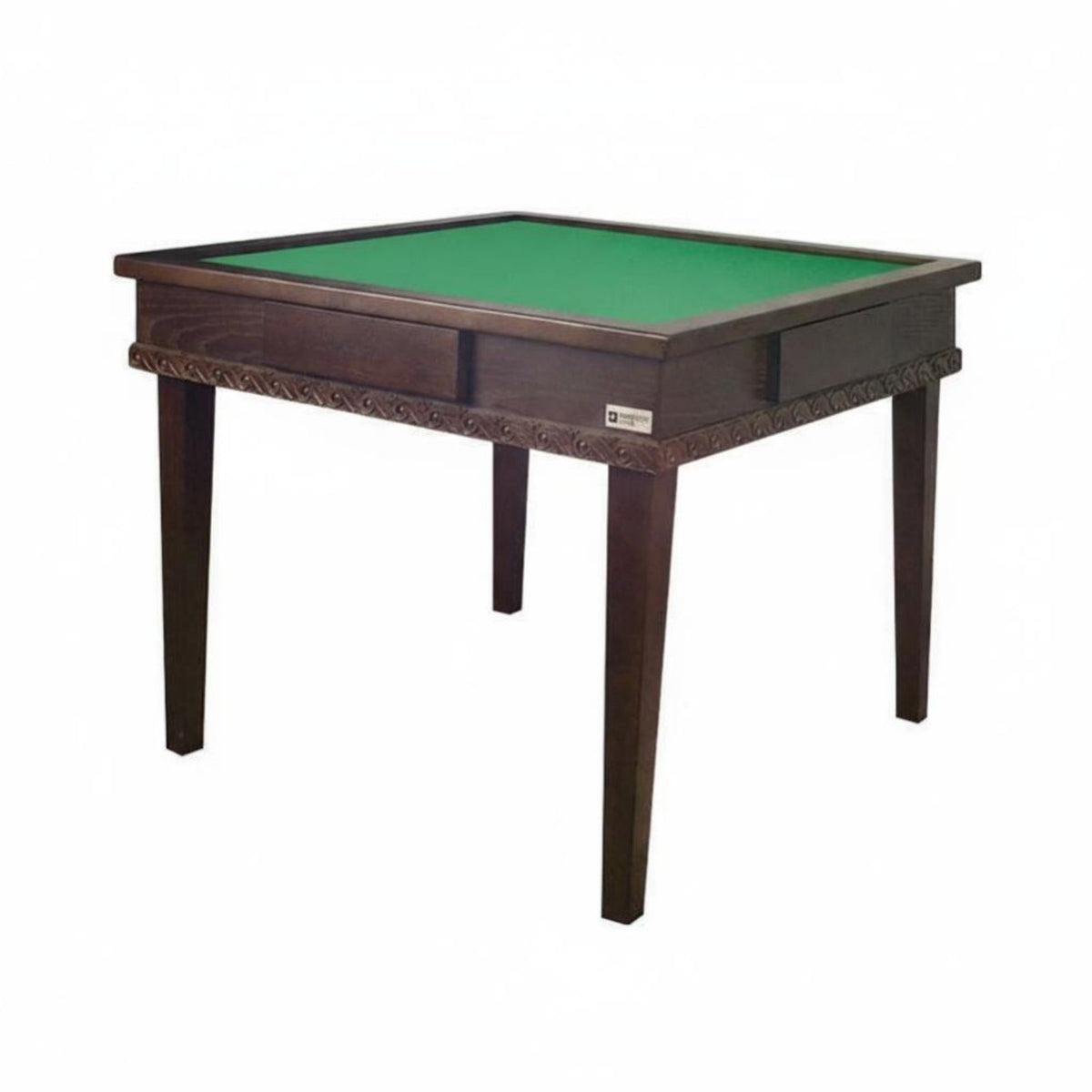 Folding Mahjong Table New Chinese Aesthetic Manual Mahjong Table Foldable Design Sturdy Construction for Families, Dining Room