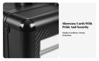 PSA Card Display Box Combination Lock Graded Card Storage Box PSA Slab Case Lockable Hard Shell Protection for Travel