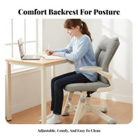 Adjustable Student Task Chair Ergonomic Design Office Furniture Thick pad Seat effortless Rolling Casters for Study Room