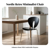 Shell rear Chair Stackable Household Furniture Ergonomic rearrest for Homeowners