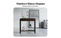 Carved Pedestal Traditional Design Oriental Flower Stool Sturdy Construction Small-Sized Size for Collectors, Homeowners