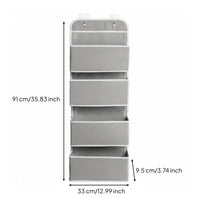 Over Door Storage Bag Space Saving Multi Pocket Wall Hanger Easy to Install