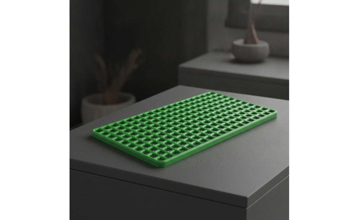 Manure-Draining Rabbit Cage Floor Board Easy to Clean Rabbit Cage Floor Mat Plastic Perforated for Breeding Setups