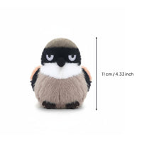 Songbird Soft Toy Cute Bird Stuffed Animal Birthday Gift Round Bird Stuffed Animal for Girls