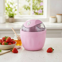 Easy to Use Home Ice Cream Machine Transparent Lid Ice Cream Appliance