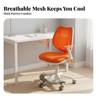 Adjustable Rolling Chair for children Ergonomic Design for Home, Students, Teenagers