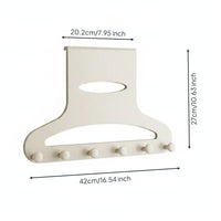 Door Back Hook Organizer No over Door Hook Rack Easy to Install
