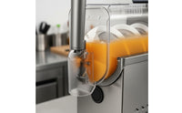 Automatic Cleaning Slush and Soft Serve Machine Multi Function Slush Machine Small Size Soft Serve Ice Cream Creator Stainless Steel for Home, Party